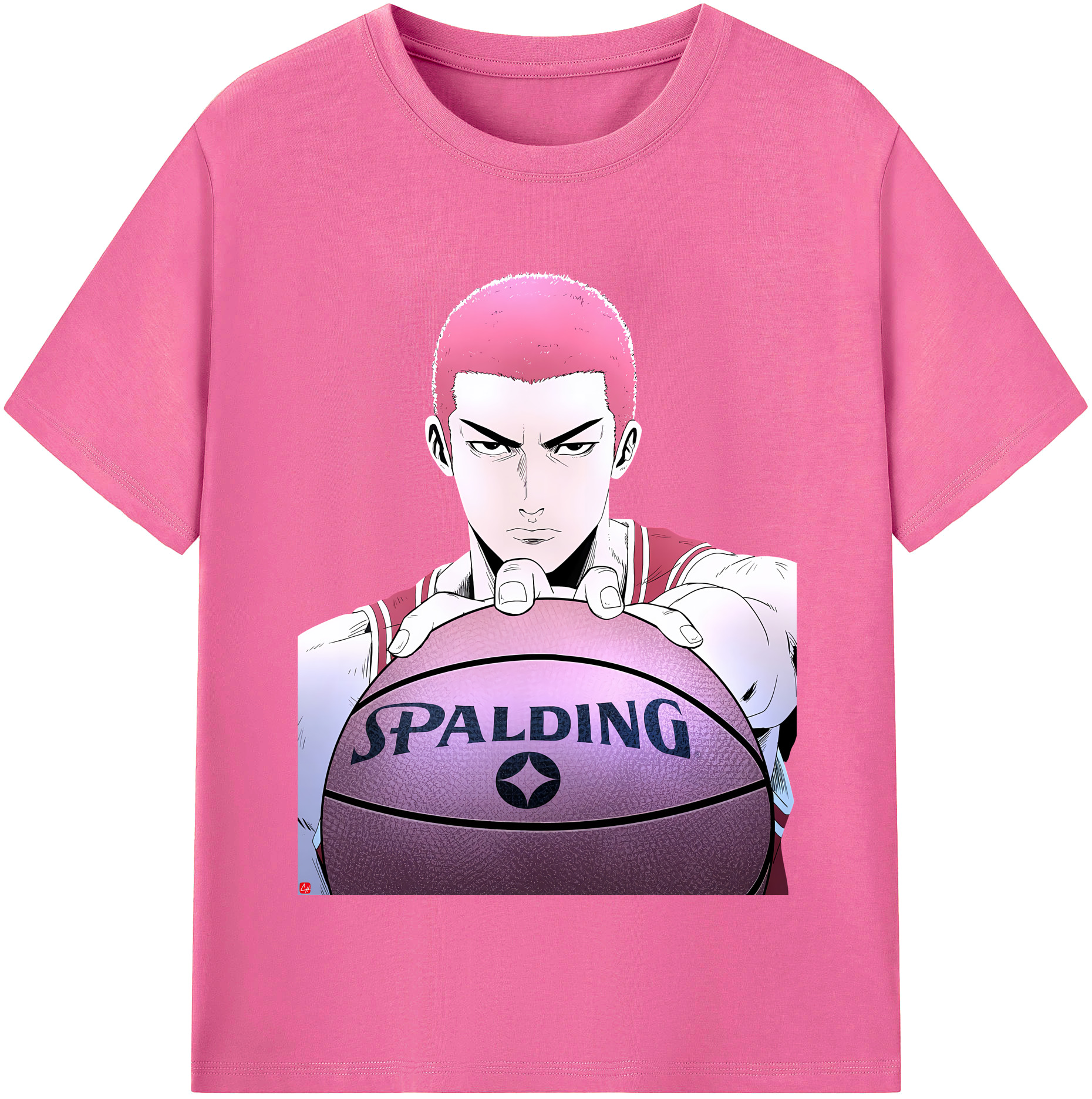 （画像用） SLAM DUNK／スラムダンク レディースカジュアルプリントTシャツ（綿100％）